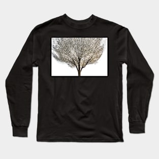 Cherry Tree Multiple Exposure Abstract Long Sleeve T-Shirt